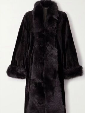 NOUR HAMMOUR Sima shearling coat